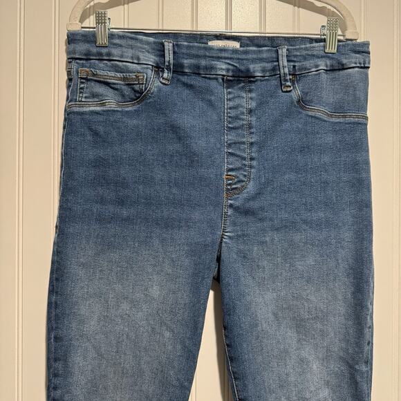 Good American Pull On Skinny Jeans Size XL - Picture 3 of 6